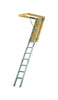 Louisville  10.3 ft. H x 25.5 in. W Aluminum  Attic Ladder  Type IAA  375 lb. capacity