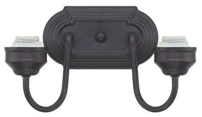 Westinghouse 2-Light Oil Rubbed Bronze Gray Wall Sconce