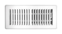 Ta Industries Floor Air Grille 6 " X 12 " White