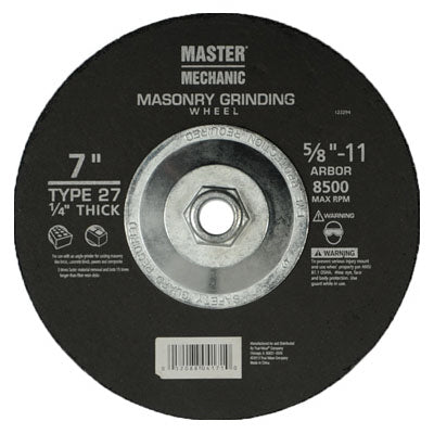 7 x 1/4 x 5/8-Inch Masonry Grinding Wheel