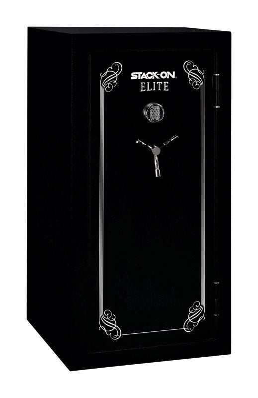 Stack-On  Elite  16-1/4 cu. ft. 40 Gun Capacity Electronic Lock  Black  Gun Safe