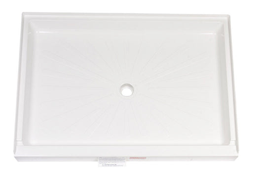 Mustee Durabase Fiberglass Shower Floor Rectangular 34 " X 48 " White