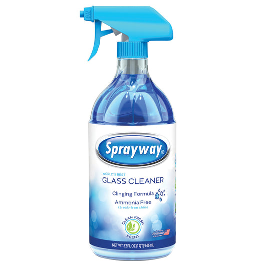 Sprayway Original Scent Glass Cleaner 32 oz Liquid (Pack of 6).