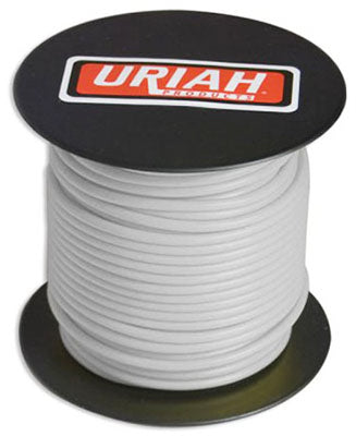 Automotive Wire, Insulation, White, 18 AWG, 100-Ft. Spool