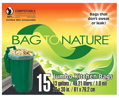 Tall Kitchen Bags, 13-Gal., 15-Ct.