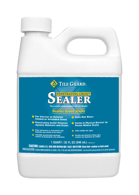 Homax Water Base Mildew Resist Tile Guard Silicone Grout Sealer 32 oz. for Ceramic Tiles (Pack of 6)
