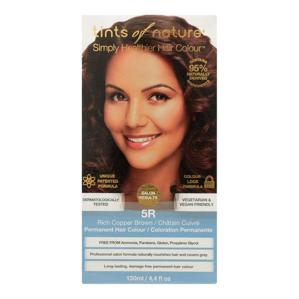 Tints Of Nature 5R Rich Copper Brown Hair Color  - 1 Each - 4.4 FZ