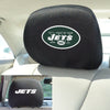 NFL - New York Jets  Embroidered Head Rest Cover Set - 2 Pieces