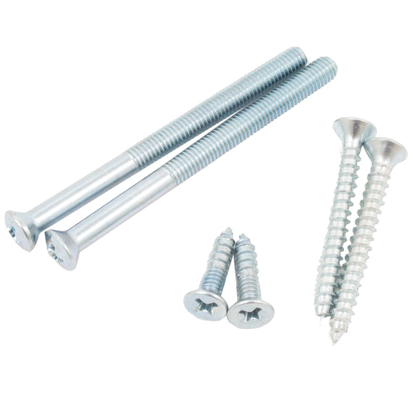 86171-26D Paquete de tornillos para cerrojos, 660 cerrojos, cromo satinado