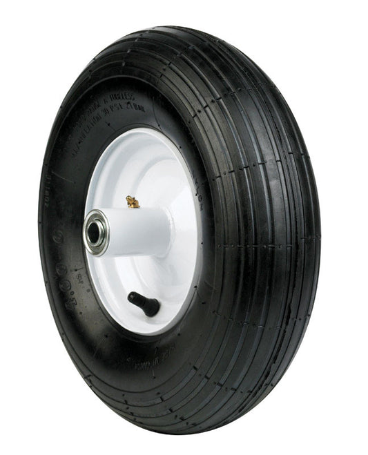 Arnold 6 in. D X 14 in. D 445 lb. cap. Centered Wheelbarrow Tire Rubber 1 pk