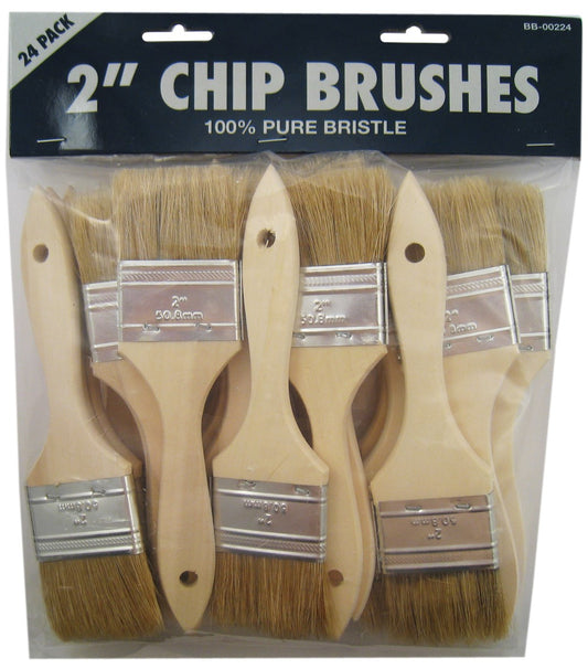 Gam Bb00224 2 Chip Paint Brushes 24 Count