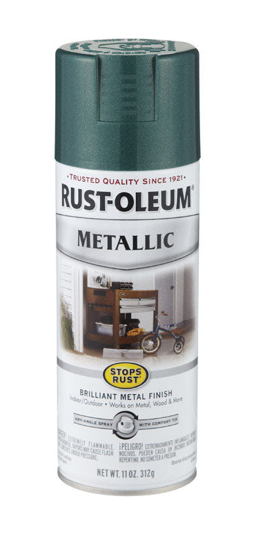 Rust-Oleum Stops Rust Racing Green Spray Paint 11 oz. (Pack of 6)