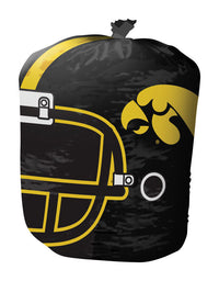 Stuff-A-Helmet Iowa Hawkeyes 57 gal Lawn & Leaf Bags Twist Tie 1 pk