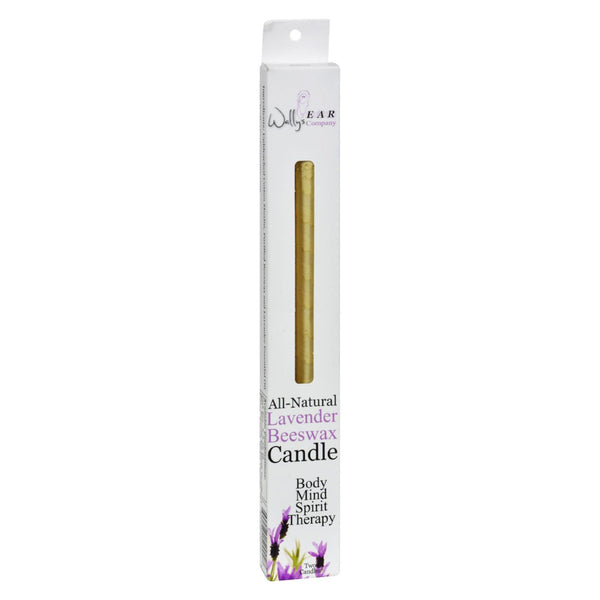 Velas de cera de abejas de Wally's Natural Products, lavanda, paquete de 2