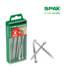 SPAX No. 14 x 4 in. L Phillips/Square Flat Head Zinc-Plated Steel Multi-Purpose Screw 8 each (Pack of 5)
