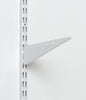 12-In. White Shelf Track Bracket