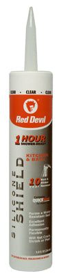 Red Devil 0826KB 9 Oz Clear One Hour Shower Silicone