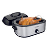 Proctor Silex Polished Chrome Black Aluminized Steel 18 qt Electric Roaster 9.8 in.   H X 17.4 in.