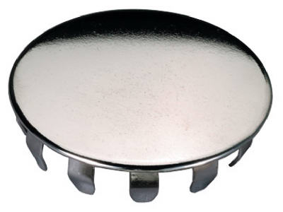 Snap-In Sink Hole Cover, Chrome Metal, 1.5-In. O.D. Hole