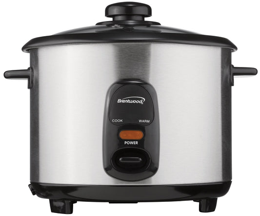 Brentwood TS-15 8 Cup Stainless Steel Rice Cooker