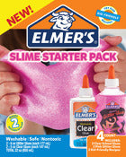 Elmer's 2028811 Pink Glitter & Clear Glue Slime Starter Pack