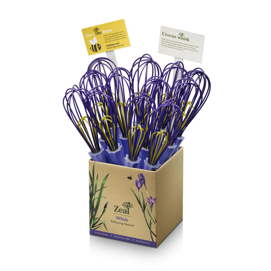 Zeal Kitchen Innovations Reflecting Nature Purple Silicone Balloon Whisk (Pack of 12)