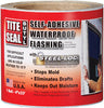 Tite Seal 4 in. W X 33 ft. L Steel Flashing Butyl White