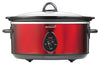 Brentwood SC-150R 6.5 Quart Red Slow Cooker