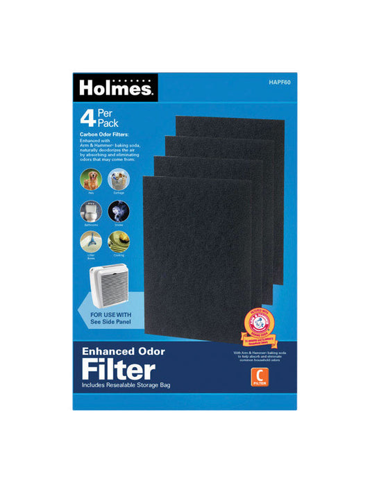 Holmes  6 in. H x 0.3 in. W Square  Carbon Filter