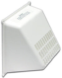 Dryer Vent With Bird & Rodent Guard, White