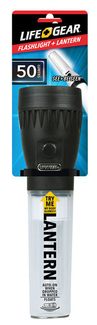 Life Gear Lg02-10160-Whi 8 X 2 Ar Tech 2-In-1 Aa Led Flashlight And Lantern