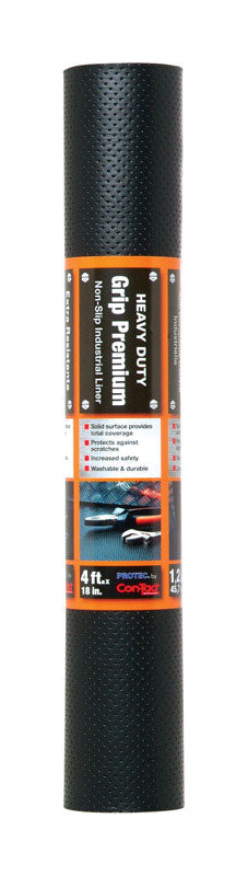 Con-Tact Grip Premium 4 ft. L x 18 in. W Black Non-Adhesive Premium Grip Liner (Pack of 6)