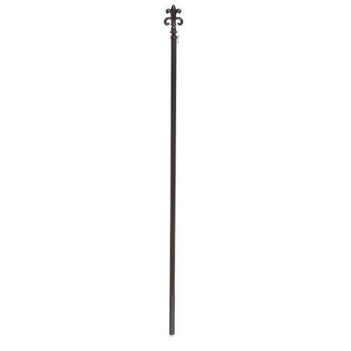 ASTA DE BANDERA DE METAL FLOR DE LIS