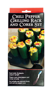 Charcoal Companion  Pepper Rack and Corer Set