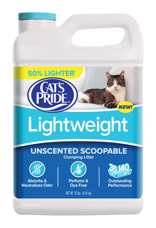 Cat's Pride No Scent Scoopable Cat Litter 10 lb