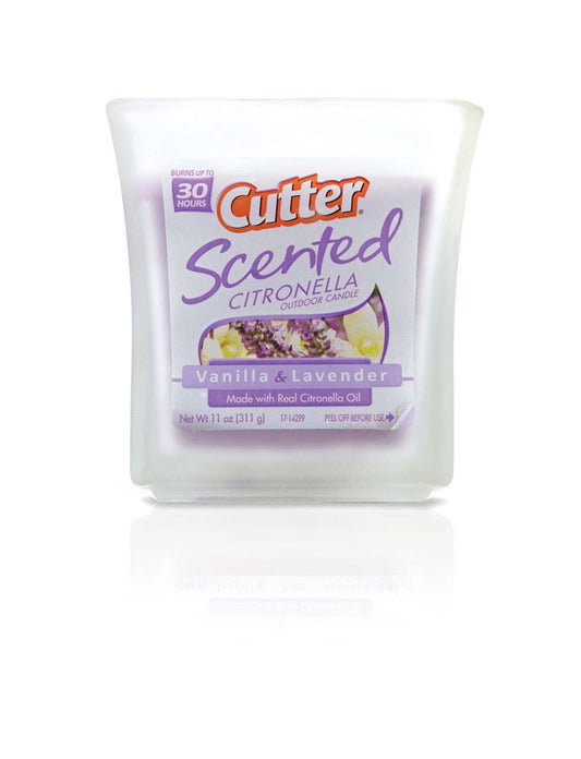 Cutter 96154 11 Oz Vanilla & Lavender Scented Citronella Candle (Pack of 6)