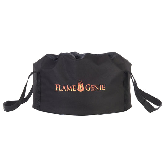 Flame Genie  15 in. H x 17 in. W x 17 in. L Black  Fabric  Fire Pit Cover