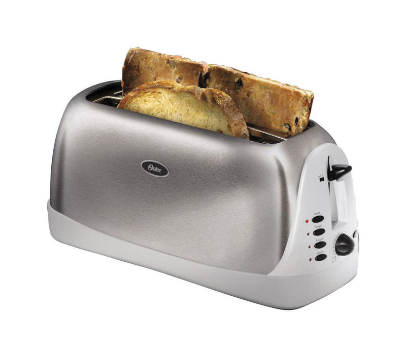 Oster 2 Slice Toaster 800 W Toast Bread Bagel Waffle Brushed