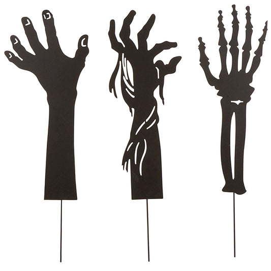 Celebrations Creepy Hands Yard Stake 24 in. H x .2 in. W 1 pk (Pack of 6)