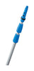 Unger  Telescoping 6-16 ft. L x 1 in. Dia. Aluminum  Extension Pole  Silver/Blue