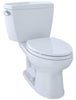 TOTO Drake Two-Piece Elongated 1.6 GPF Toilet, Cotton White - CST744S#01