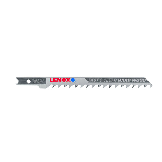 Lenox 4 in. Bi-Metal U-Shank Clean Hard Wood Jig Saw Blade 6 TPI 5 pk