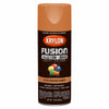 Krylon Fusion All-In-One Satin Spiced Amber Paint + Primer Spray Paint 12 oz. (Pack of 6)
