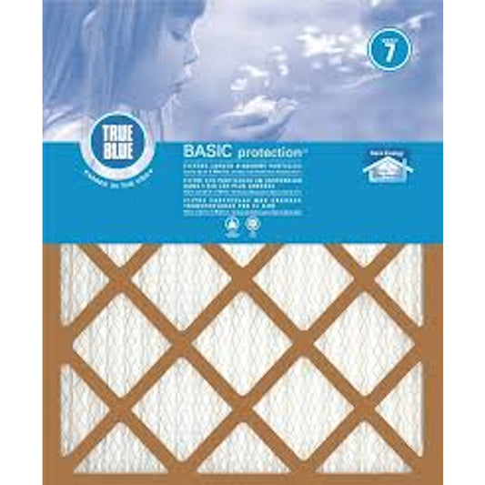 True Blue 10 in. W X 20 in. H X 1 in. D Synthetic 7 MERV Pleated Air Filter 1 pk