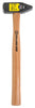 Collins Forged High Carbon Steel Blacksmith Hammer 2.5 lbs. Head with 16 L in. Brown Hickory Handle
