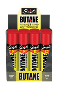 Scripto Butane Fuel (Pack of 12)