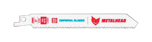 Imperial Blades Metalhead 6 in. Bi-Metal Reciprocating Saw Blade 8 TPI 1 pk
