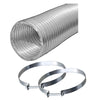 Builder's Best V230 PRO 8 ft. L X 4 in. D Silver Aluminum Semi-Rigid Vent Duct