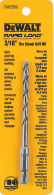 Bit Drill Hexshank 3/16"