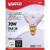 Satco 70 W PAR38 Floodlight Halogen Bulb 1,380 lm Warm White 1 pk